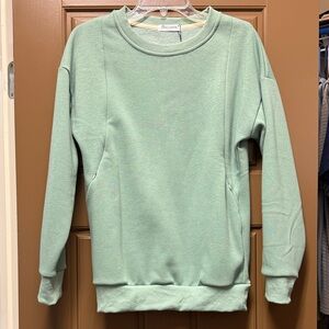 Mint Green Breastfeeding Sweatshirt